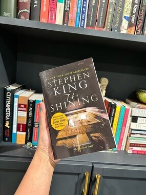 Stephen King The Shining Paperback Book - Black Cover